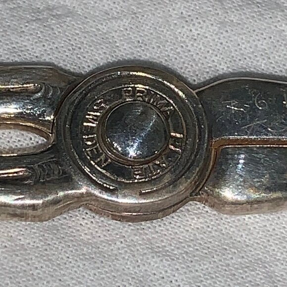 Vintage Mema Sweden Grape Small Sewing Scissors – Silver Plated – Original Box - Picture 9 of 9